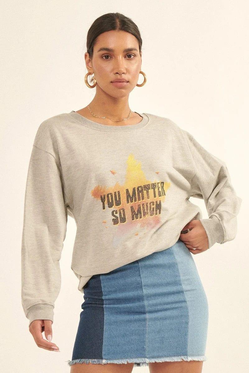 SAVLUXE Default S Multicolor Knit Graphic Women Sweatshirt