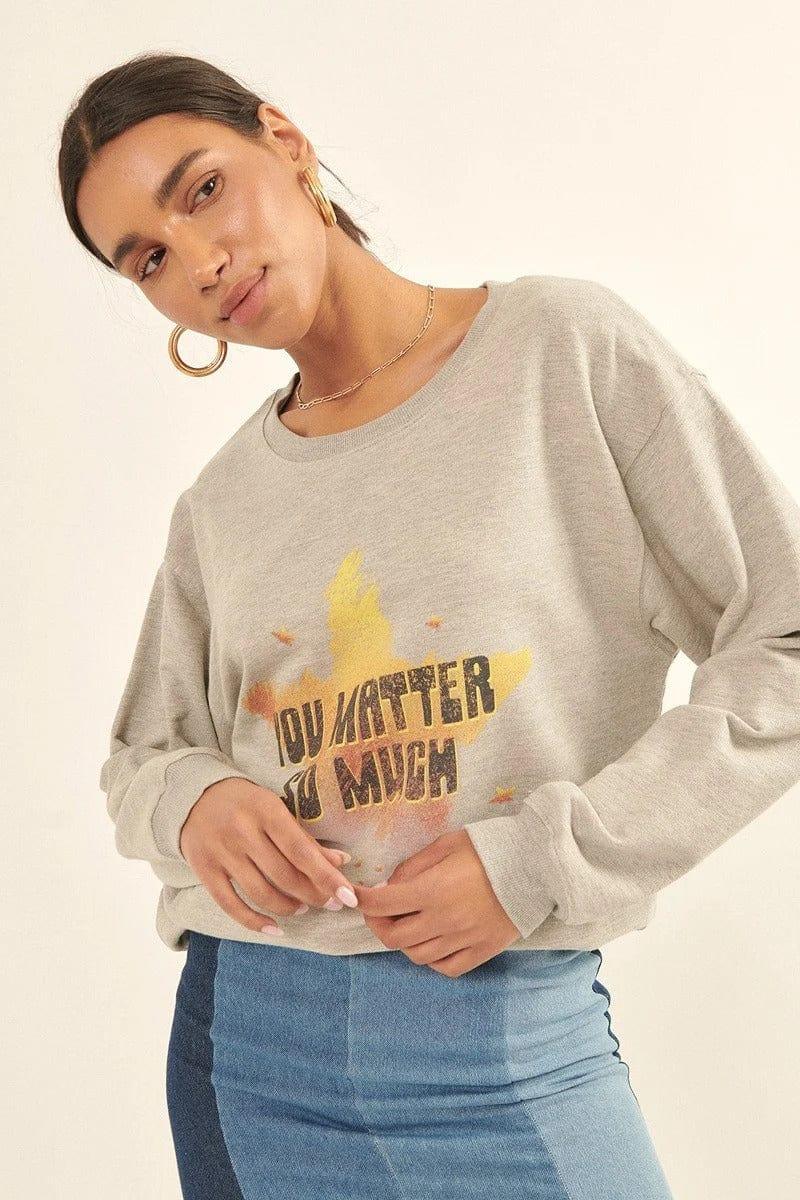 SAVLUXE Default Multicolor Knit Graphic Women Sweatshirt