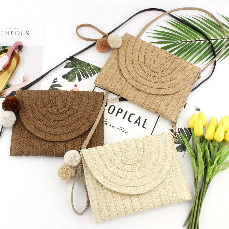 SAVLUXE New Arrivals Woman Bag 2022 Handbags Straw Bags Wholesale Straw Cosmetic Bag