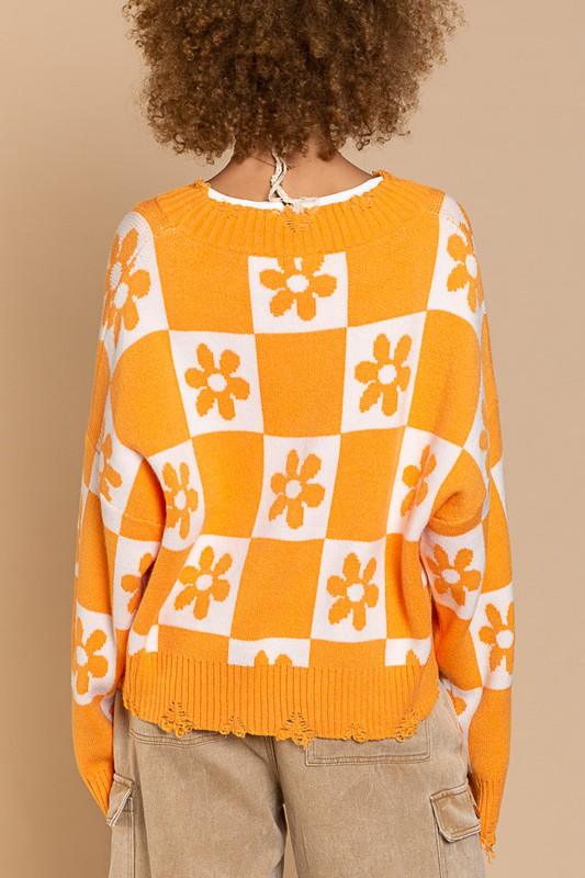 Oversized Round Neckline Sweater Top - SAVLUXE