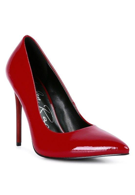 Rag Company Red / 5 Personated Stiletto High Heels Pumps Shoes
