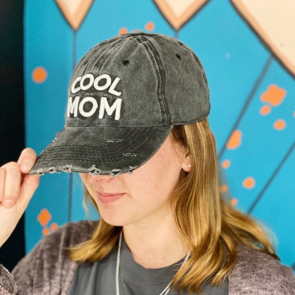 SAVLUXE ACCESSORIES As Shown / OS Cool Mom Ball Cap