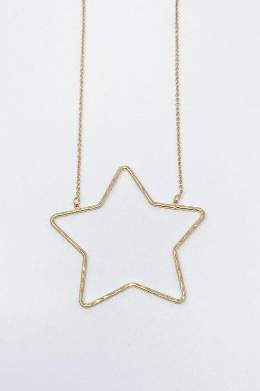 Ellison and Young Gold / OS Shine Baby Star Necklace, Gold