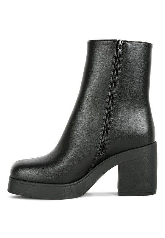 Rag Company Sins Collar High Ankle Platform Boots