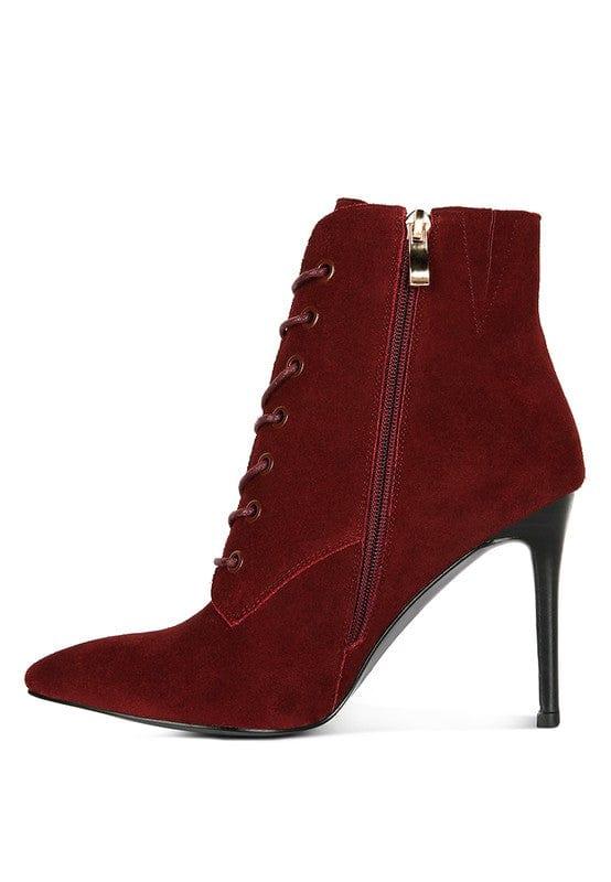 Rag Company SULFUR  Suede Leather Stiletto Ankle Boot