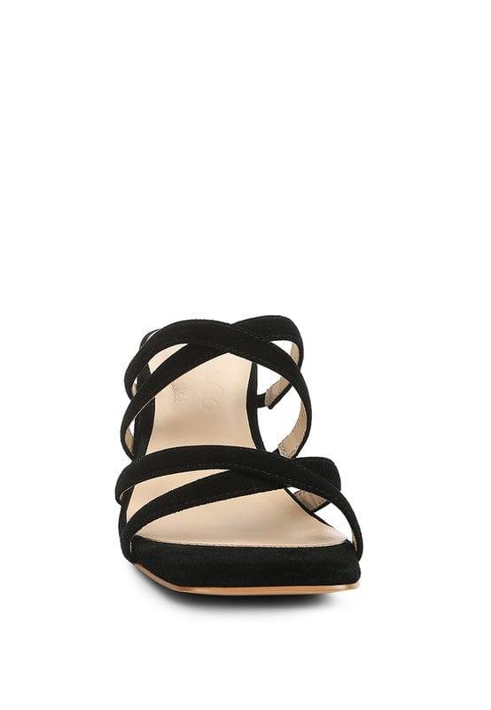 Rag Company VALENTINA Strappy Casual Block Heel Sandals