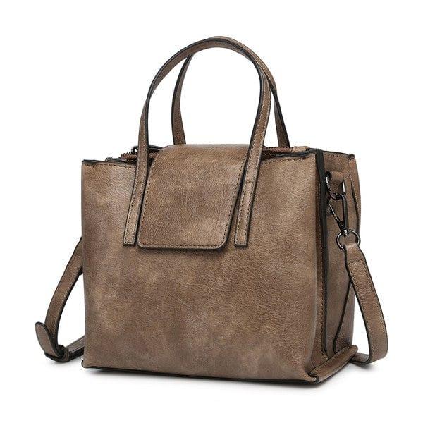 Sifides Dark Olive / S2 Women Crossbody Tote bag Small Triple Compartments