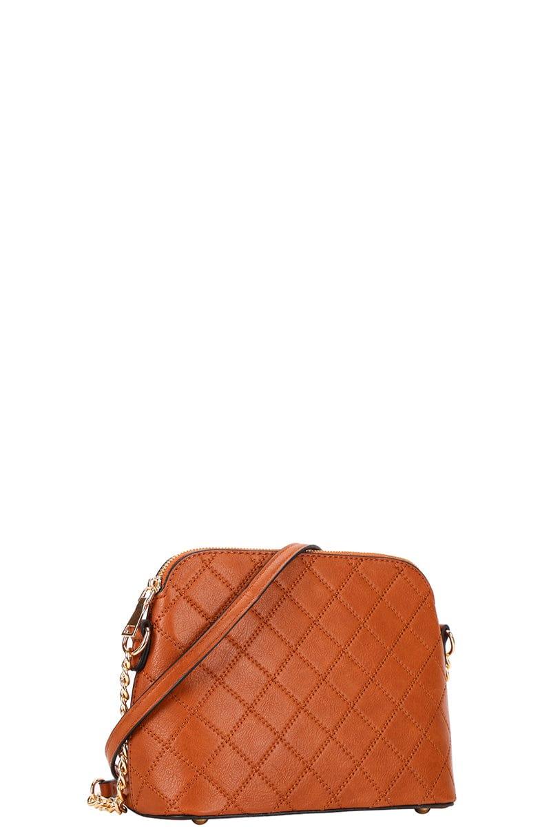 SAVLUXE Bags | Handbags Women's Quilt Stitching Crossbody Bag With Wallet Set
