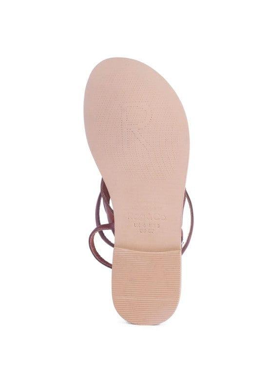 Rag Company SANDALS WRAP-UP Tie Around Flat Sandals