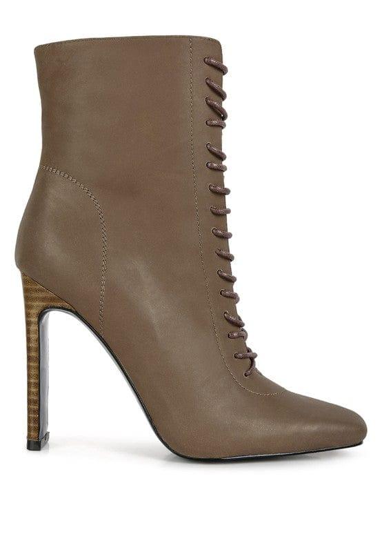 Rag Company Shoes WYNDHAM Lace Up Leather Ankle Boots